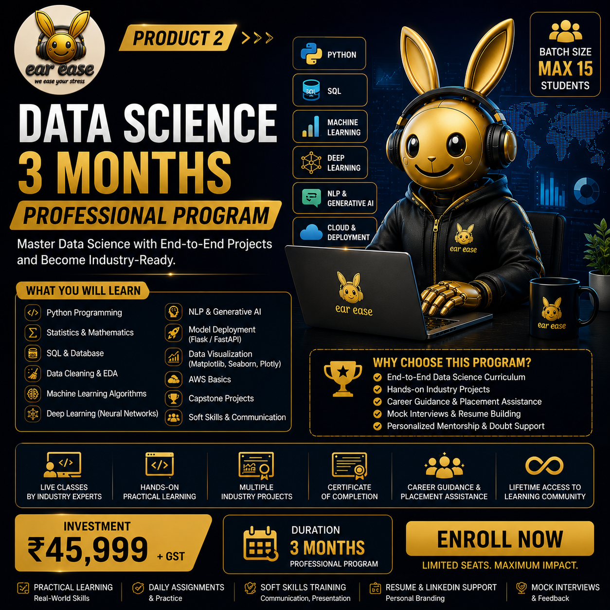 Data Science 3 Months Brochure
