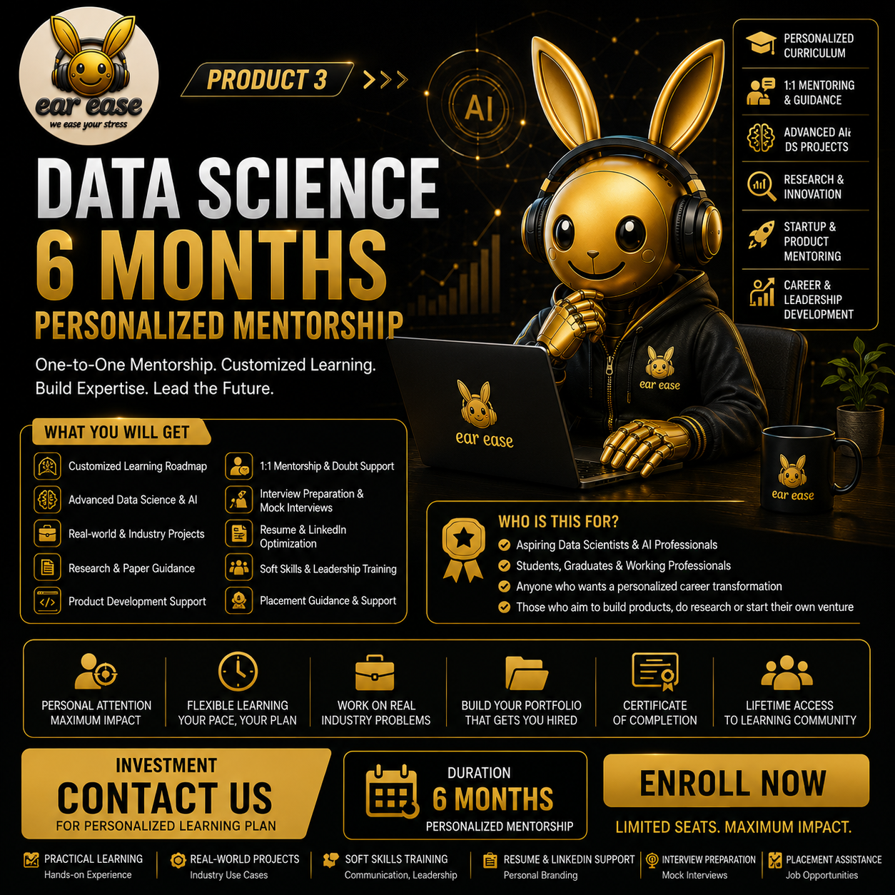 Data Science 6 Months Internship Brochure