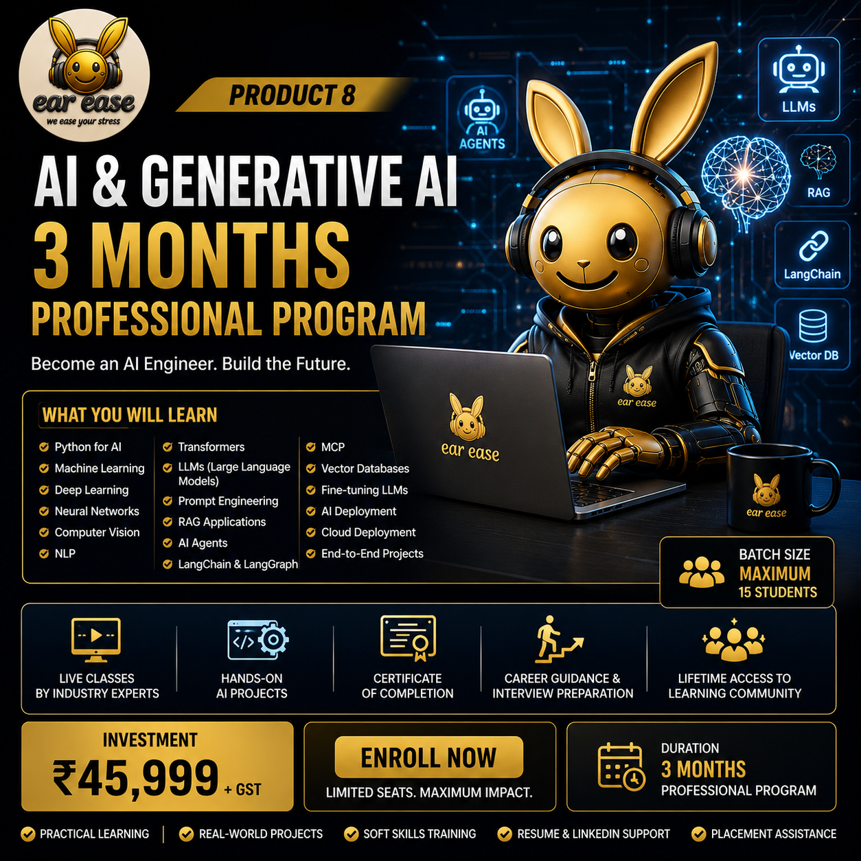 Generative AI 3 Months Brochure