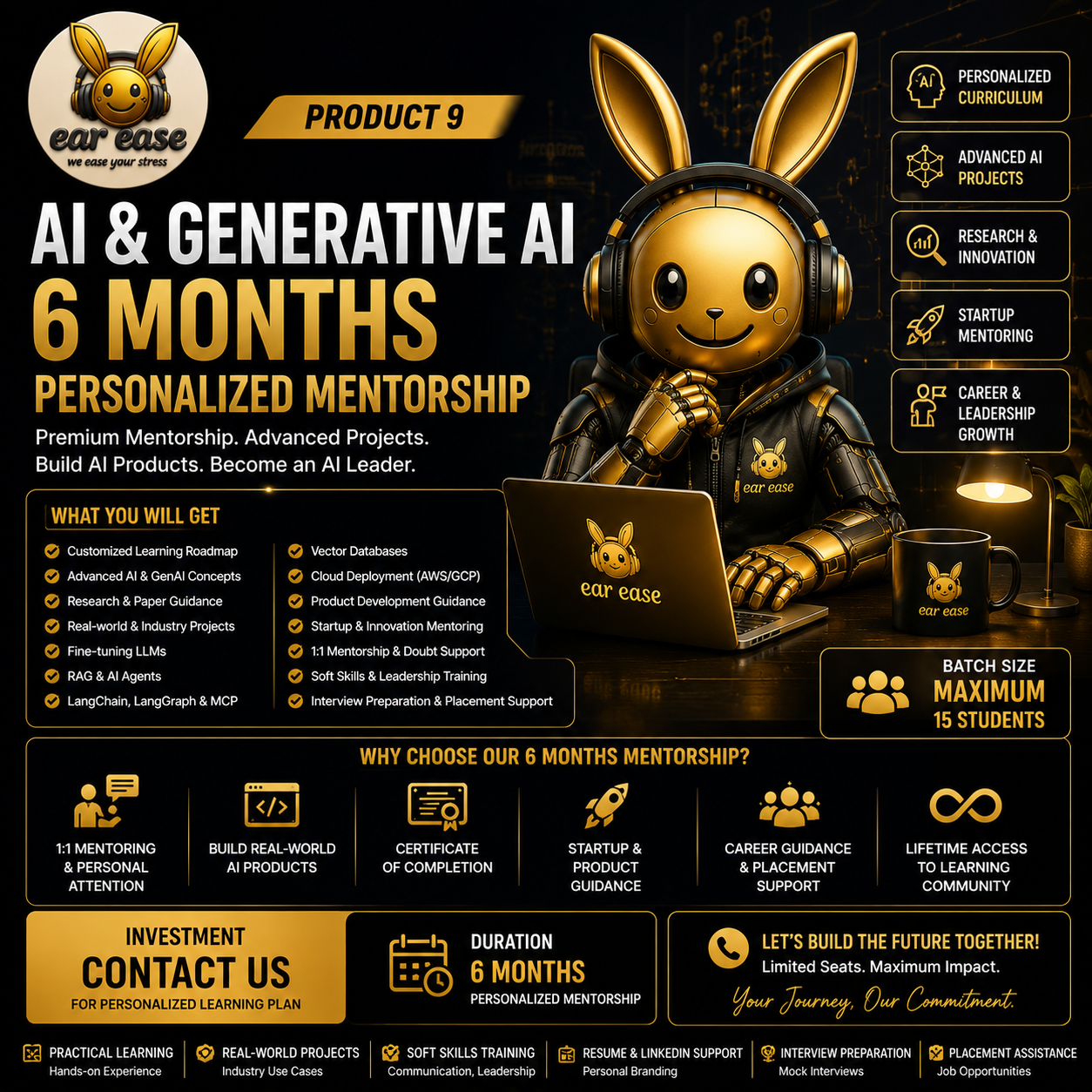Generative AI 6 Months Internship Brochure